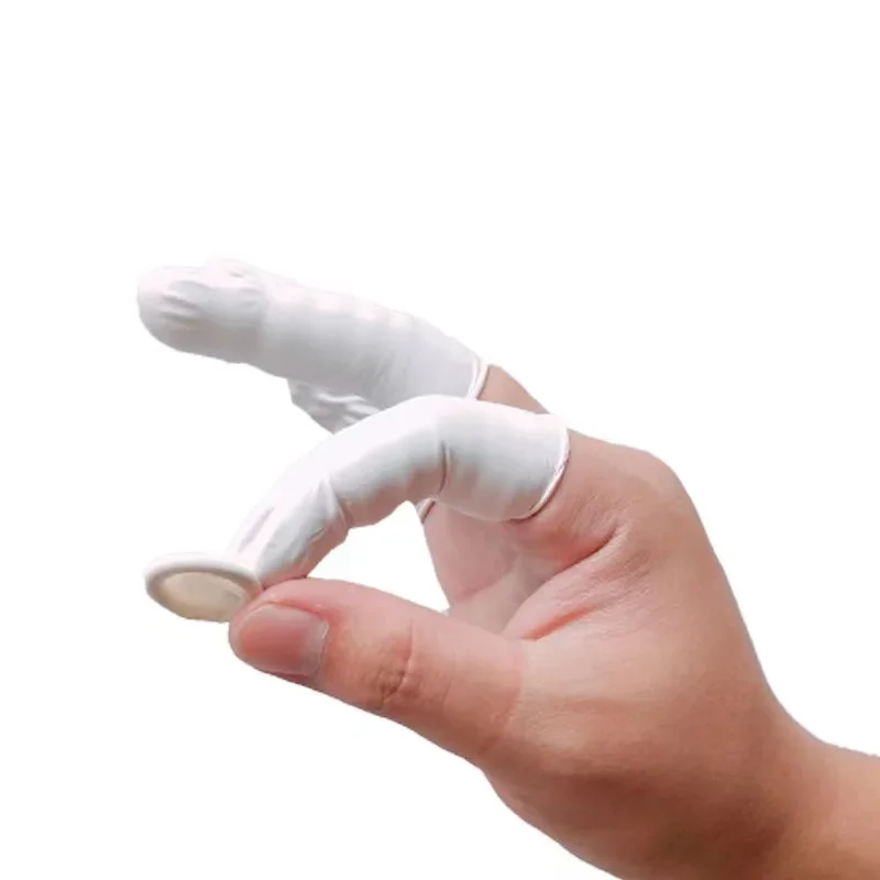 100pcs 보호 Antislip 손가락 끝 장갑 유제 손가락 침대 정전기 방지 보호 장갑 시계 제조 업체에 대 한 시계 수리 도구