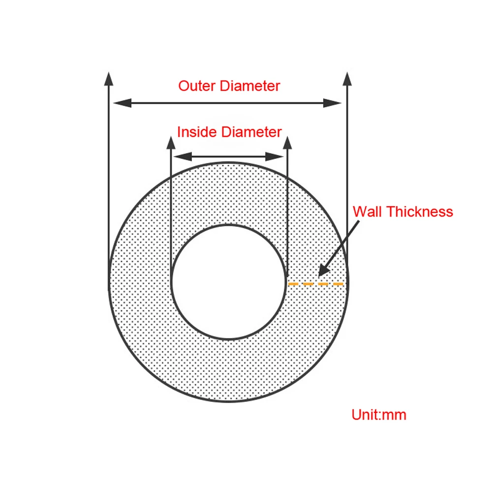 1M 6-32mm ID Silicone Vacuum Tubing Reinforced Braided Rubber Hose Air Water Pipe Heat Resistant High Pressure Line silicone tube rubber tubing rubber tube rubber hose