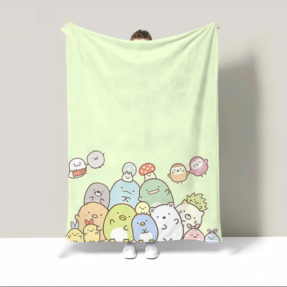 Sumikko Gurashis Warm Winter Blankets for Sofa Cover Blanket King Size Home and Decoration Luxury Bedding Bed Throw Beach Towel 3