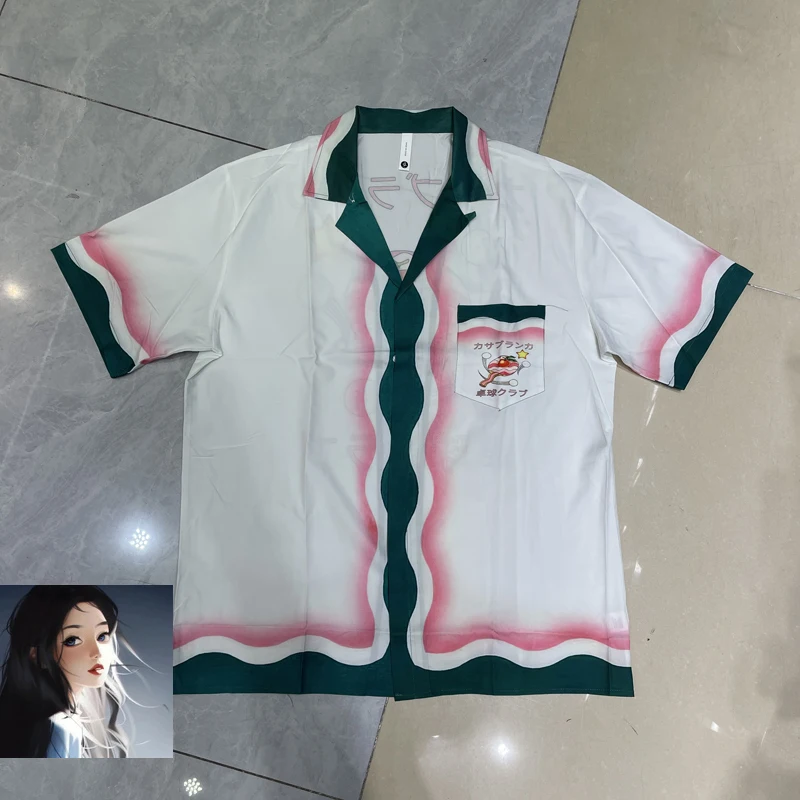 Color Match Stripe Table Tennis Hawaii Beach Thin Short Set Men Women High Quality Seaside Holiday Surf Suit