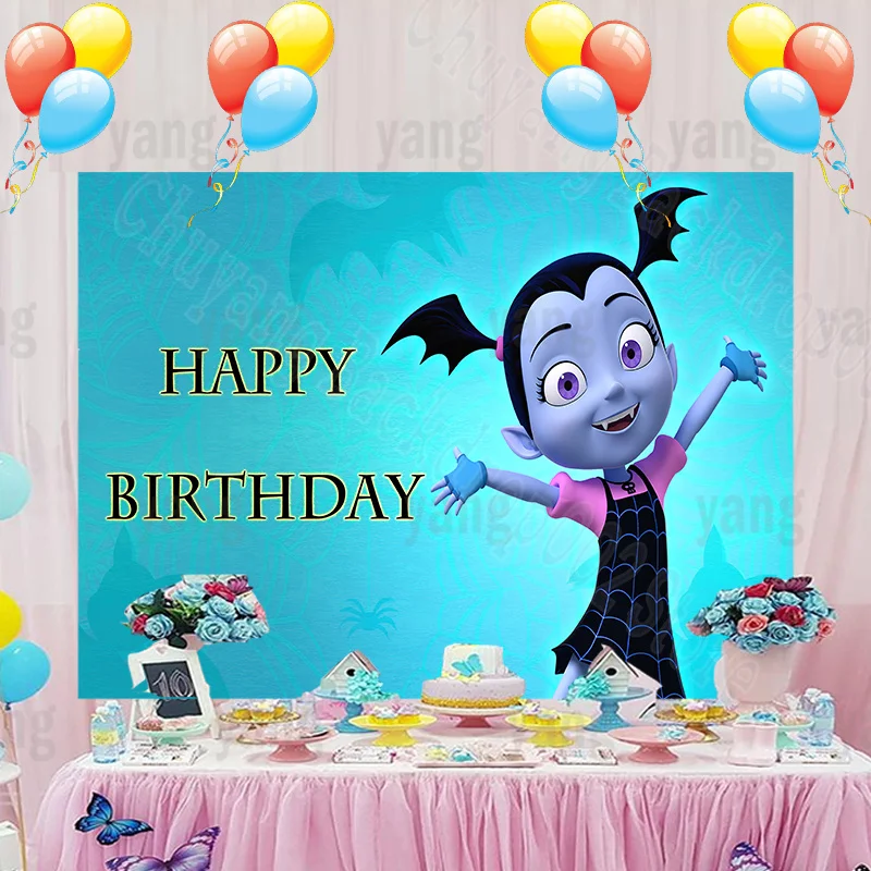 Vampirina Party Decorations,Vampirina Birthday Party Supplies Includes  Banner... | eBay