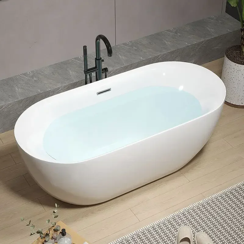 Description Picture 2 of itemPractical and sturdyHousehold small unit adult seamless integrated independent bathtub and bathtub in bathroom HJ # 9889168