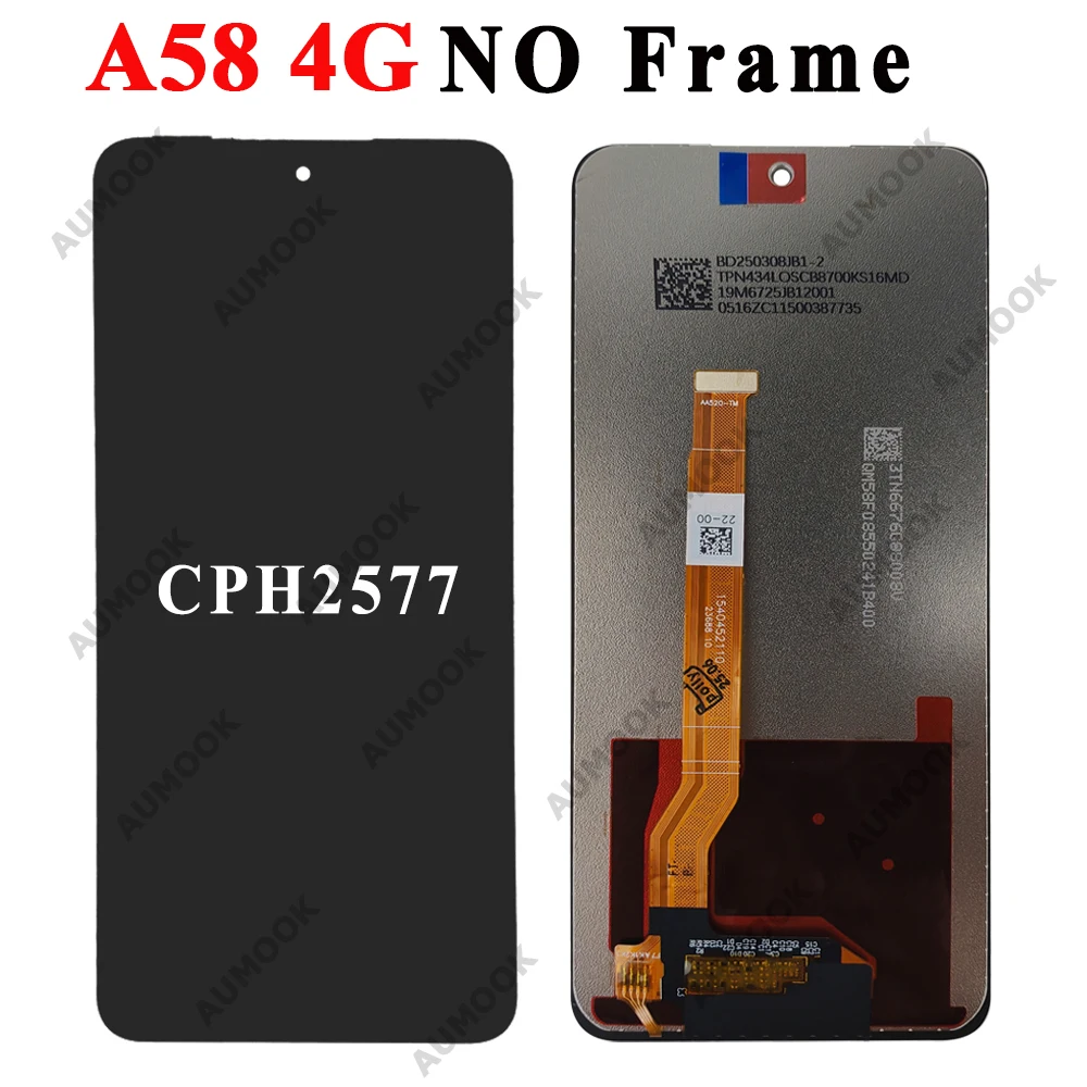 Pantalla de Cristal Para Oppo A58 4G CPH2577 - Repuestos Fuentes