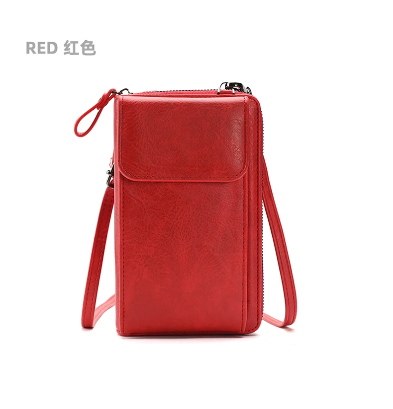 Fashion Ladies Small Crossbody Messenger Bags Women Shoulder Bag Phone Wallet Mini PU Leather Card Holder Female Purse