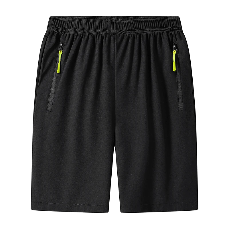 

2023 Summer New Men's Outdoor Ice Silk Quick Drying Shorts Running Fitness Basketball Training Breathable Casual Beach Pants 5XL