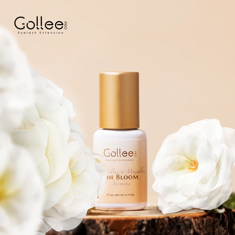 Gollee 1s Dry Eyelash Bond Mixed floral fragrance Eyelash Extension Glue with Bonder Glue Lash Fast Accelerator Waterproof Bond 4