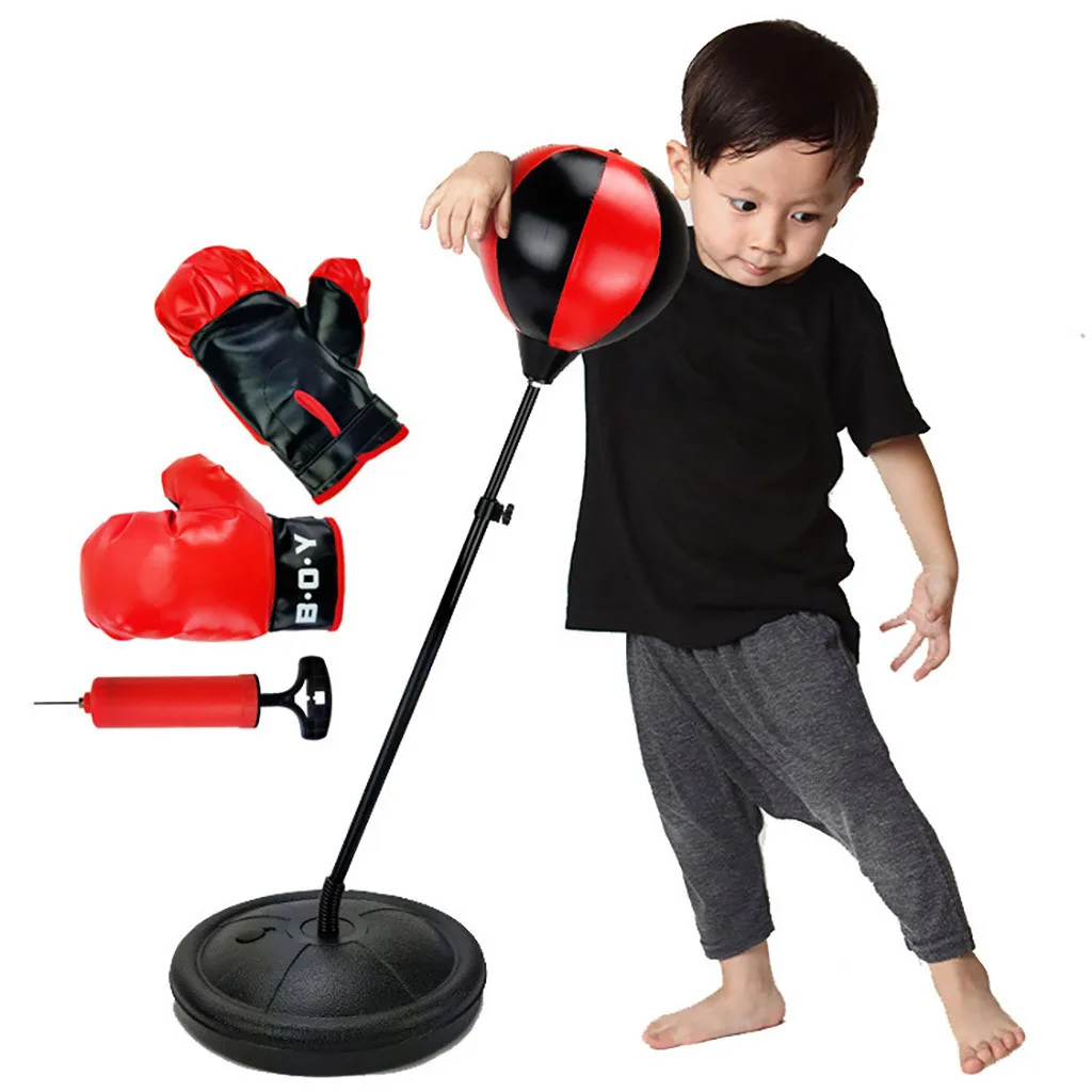 

Sport Boxing Set Punching Bag With Gloves - Punching Ball For Kids Exercise Educational Boys Toys Jouet Enfant GarçOn 장난감