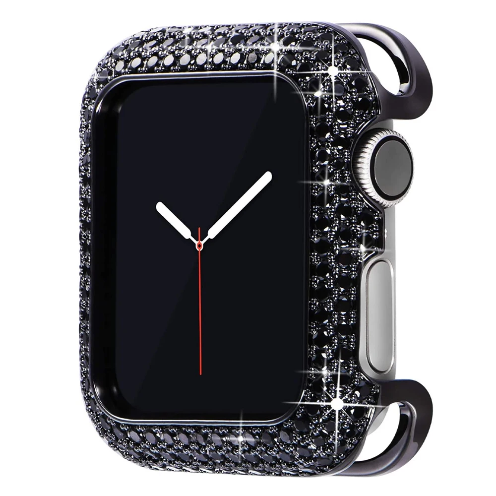 Luxury Diamond Protective Shell for Apple Watch - Omni-directional Protection and Stylish Design