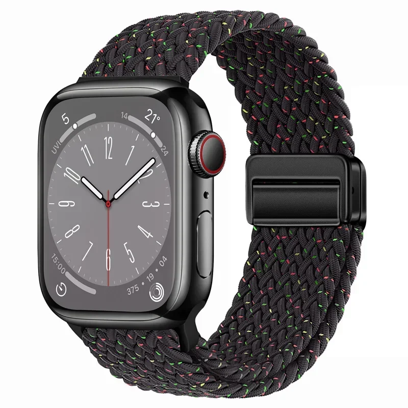 Nylon Braided Loop Strap - Elastic Bracelet