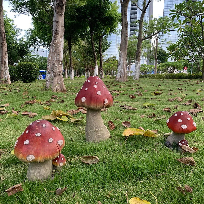 Outdoor Mushroom Garden Decor 3