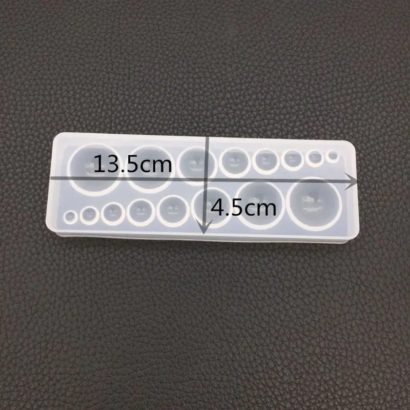 Transparent Silicone Round Sphere Mould Resin Casting Mould DIY Resin Decorative Craft Jewelry Making Mold Resin Molds