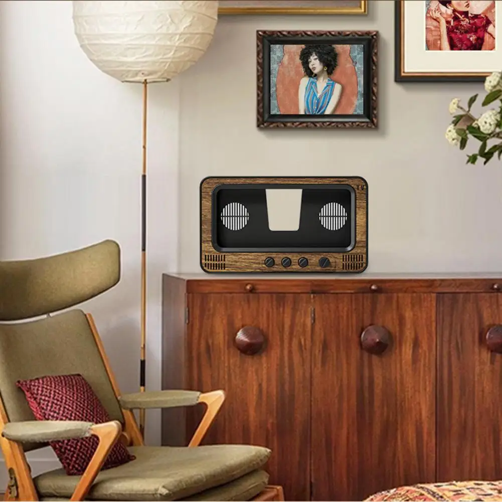 Staffa Per Telefono Cellulare Supporto Per Telefono Cellulare In Stile Tv Vintage Supporto Da Tavolo Retrò Realistico Per Smartphone Universali