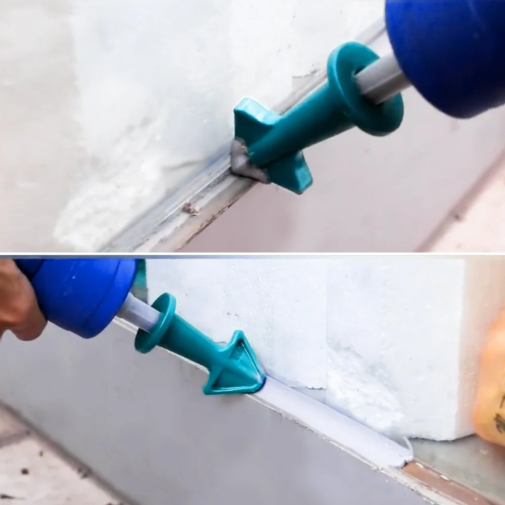 3Pcs Caulk Nozzle Applicator Silicone Caulking ToolS Sealant Nozzle Caulking Epoxy Piston Nozzle Accessory For Tile Brick Joints 3