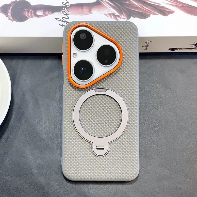 Durable Anti-Slip Magnetic Bracket Case with Shockproof Bumper
