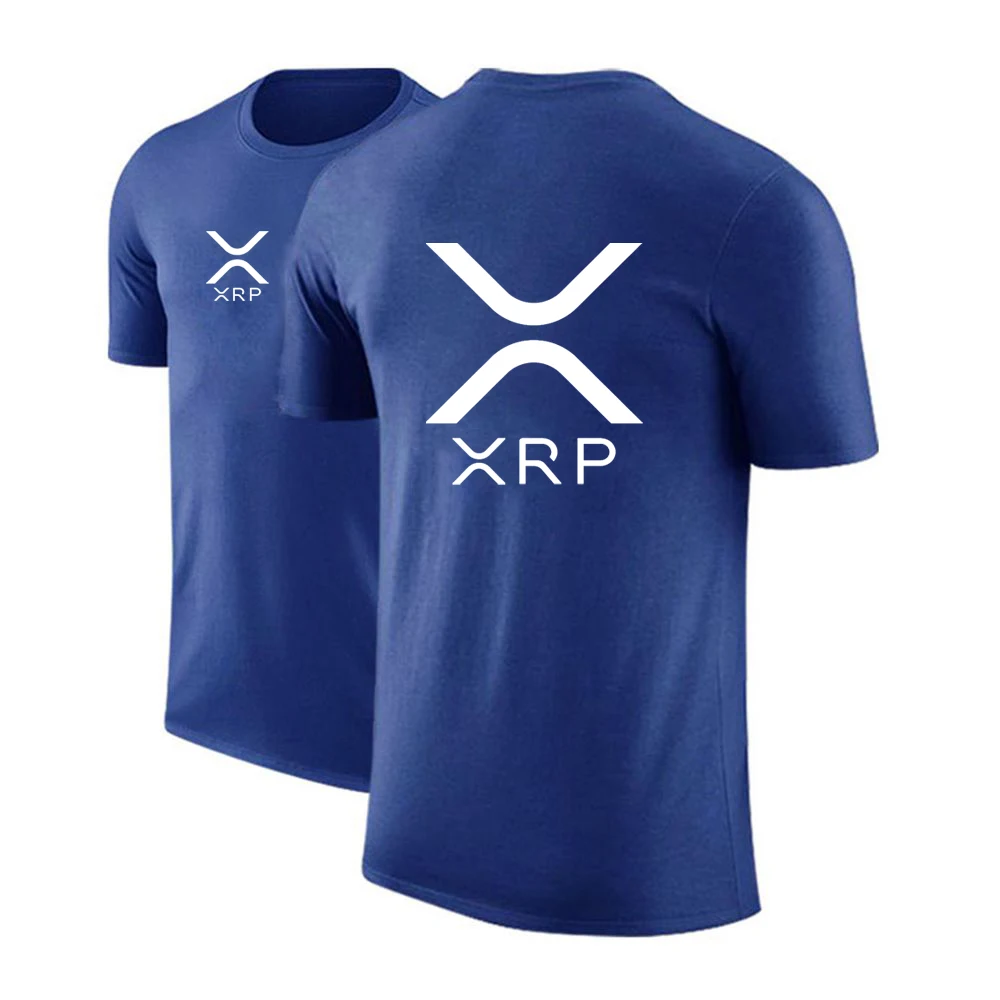 Mens Cotton Short Sleeve Summer T Shirt with XRP Logo