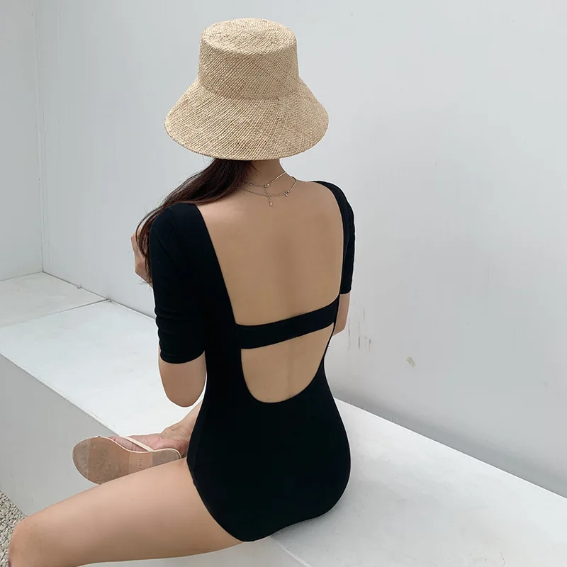 Women's Swimsuit Korean Bikini Swimsuit Woman 2023 One Piece Swimsuit Conservative Swimwear Women Bikini Sexy Swimsuit One Piece