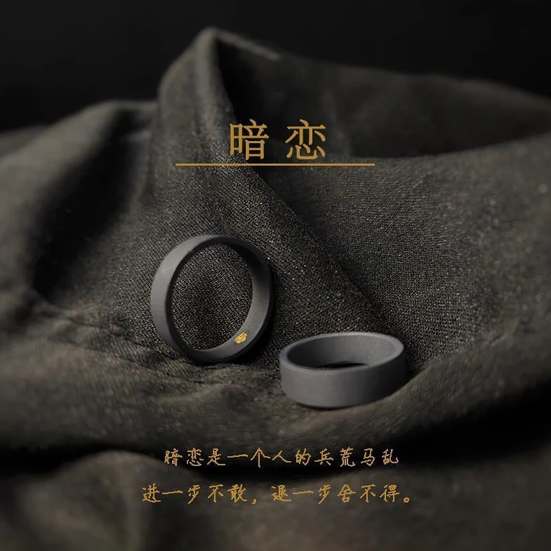 

Ring men's fashion ins hip-hop light luxury minority design vintage ring fashion personality couples ring senior hand jewelry