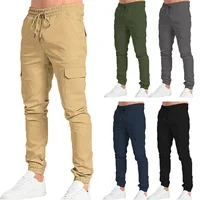 Men Casual Cargo Pants Joggers Male Trousers Men Gym Jogging Pants Pocket Sport Sweatpants Hip Hop Pants Streetwear Men Clothing 1