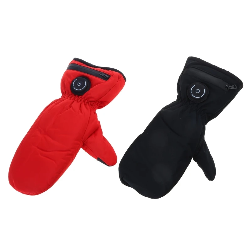 

Q39F USB Electric Thermal Ski Gloves Motorcycle Hand Warmer for Men Women Kids Adult