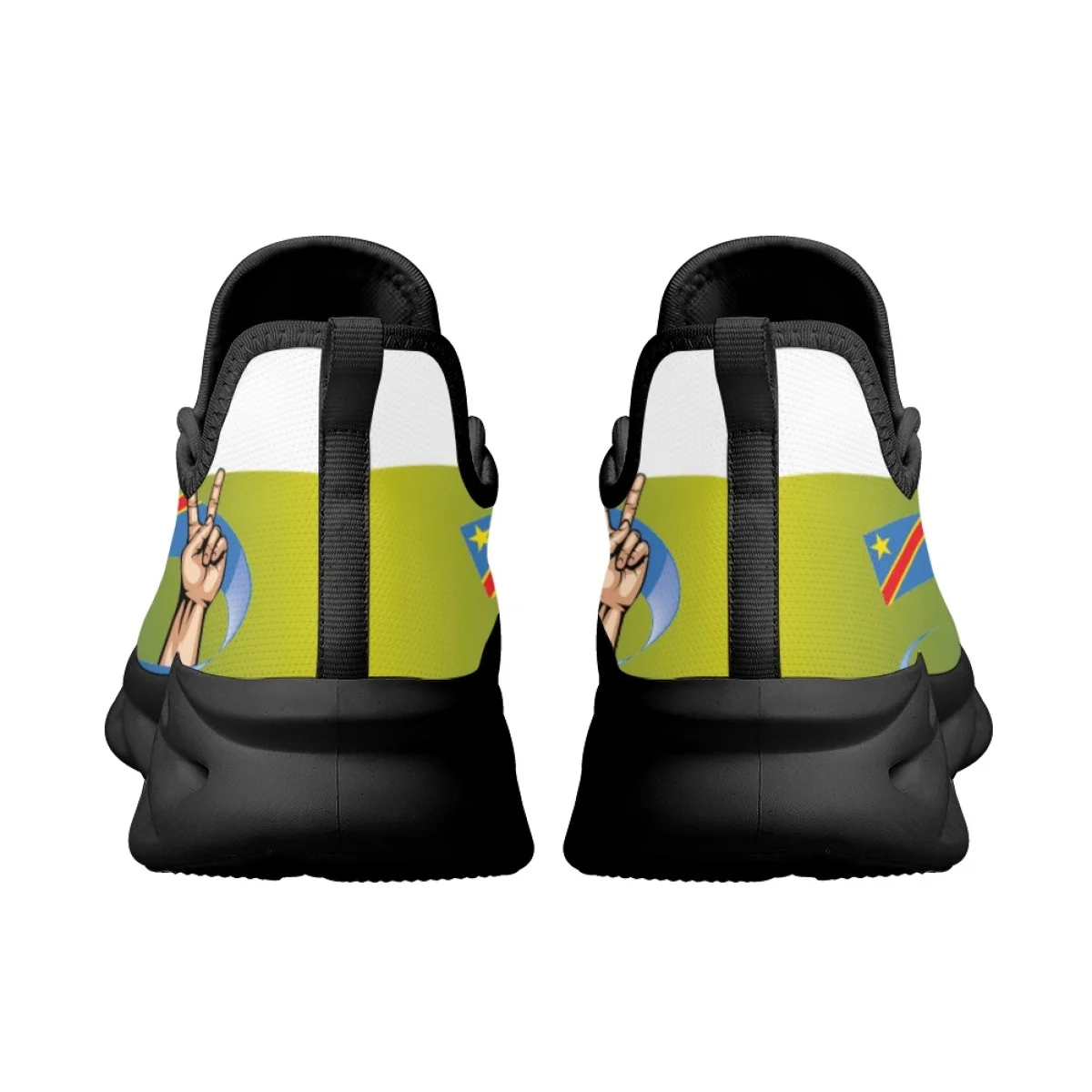 New Arrivals I Love Congo Women's Sneakers Mesh Shock Absorbing Running Shoes Spring Autumn Durable Round Toe Walking  Footwear