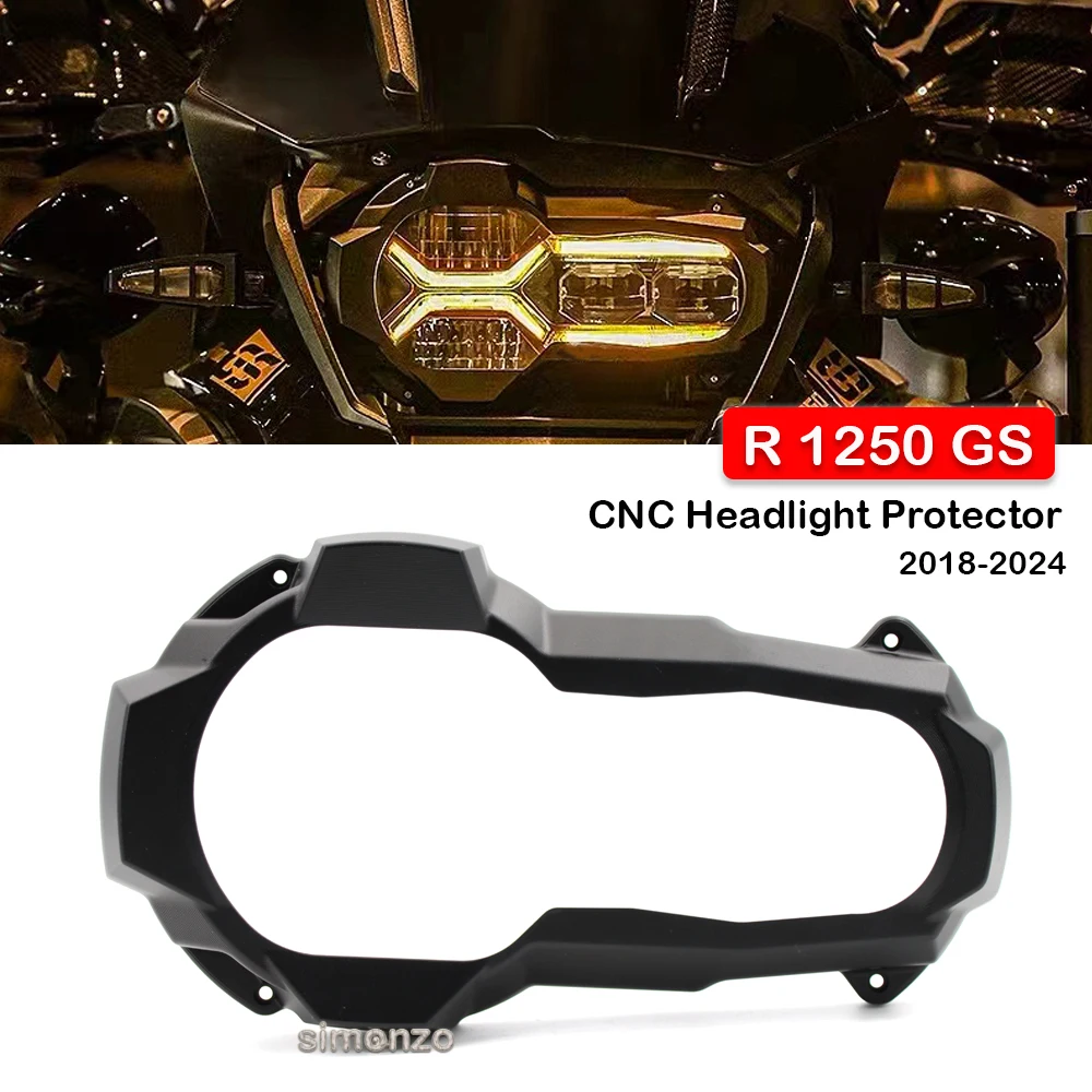 

R1250 GS Headlight Cover CNC Aluminum for BMW R1250GS Adventure R1200GS Head Light Protector R 1200 1250 R1200 R1250 GS ADV