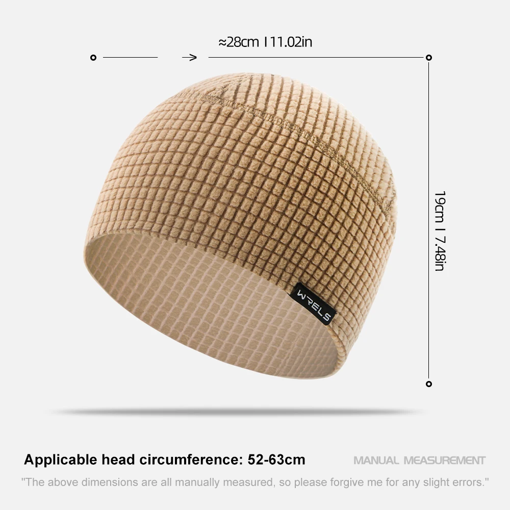 WRELS Autumn and Winter Outdoor Sports Windproof Warm Hat Cycling Skiing Running Inner Lining Cycling Cap Hat For Women Men 5
