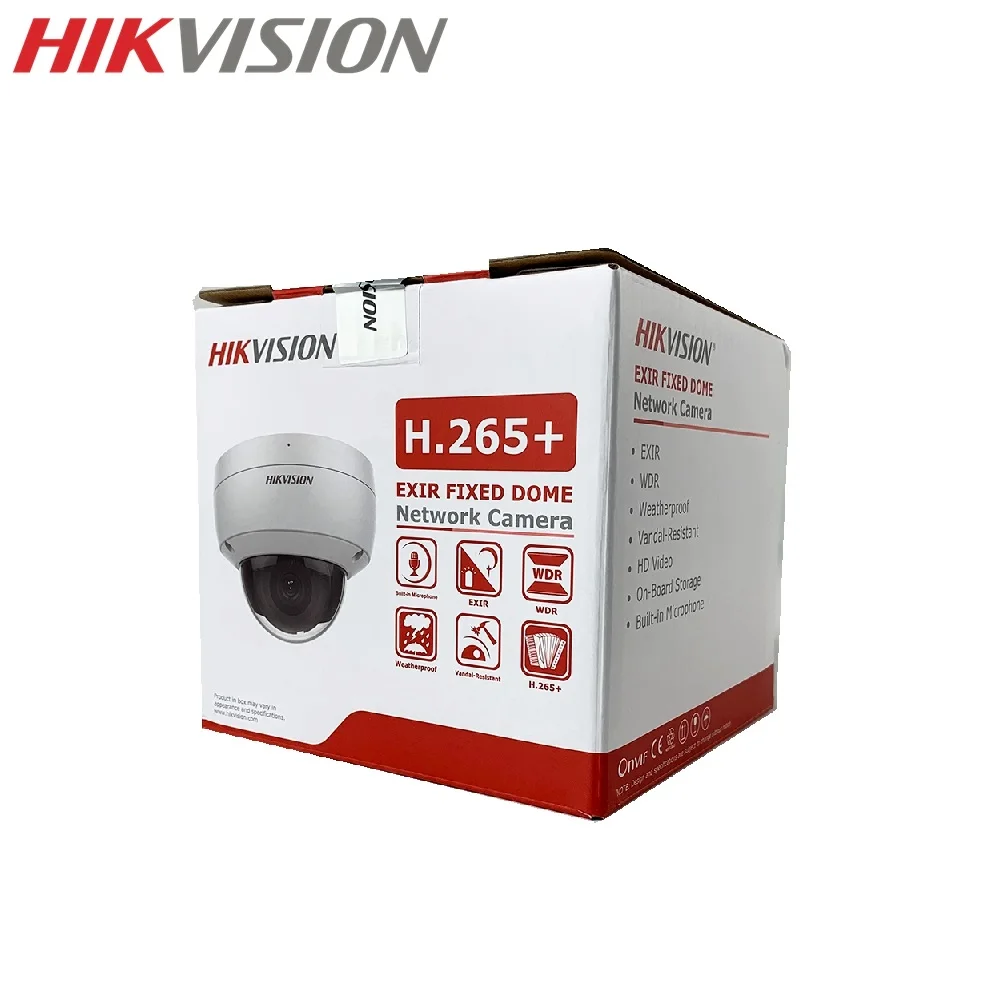 Hikvision Ds-2Cd2187G2H-Lisu 8Mp 4K Smart Hybrid Light Con Colorvu Fixed Dome Network Camera Microfono Incorporato