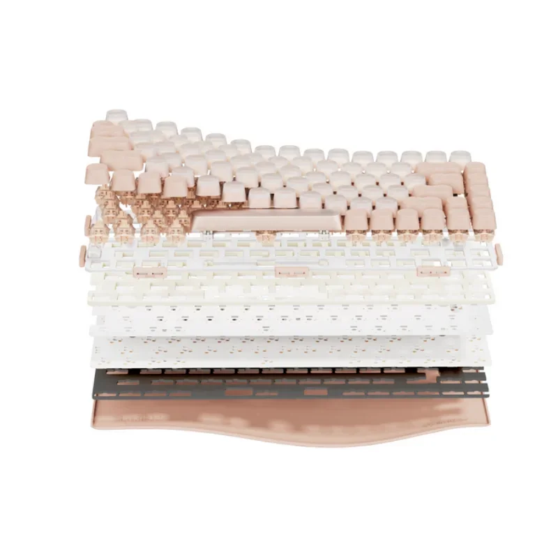 Bluetoothワイヤレスメカニカルキーボード,3つのモード,シール構造