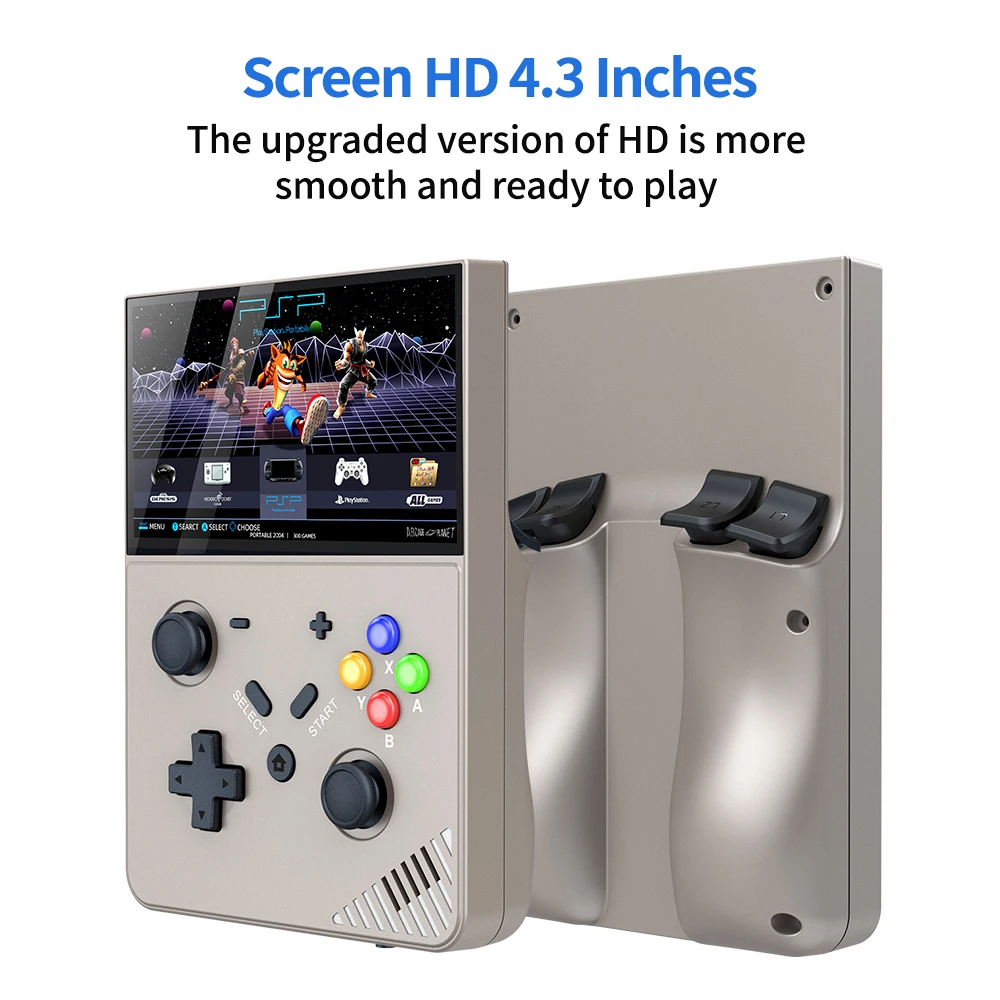 R43Pro 4.3 Inches HD Screen LINUX Cortex-A17 Retro Handheld
