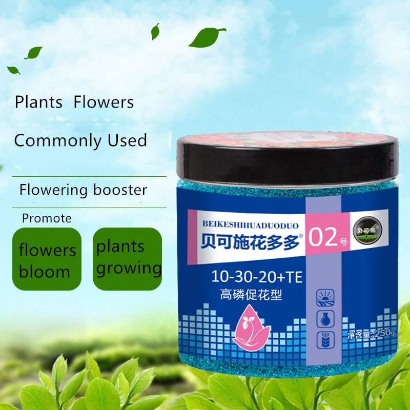 

250g Water Soluble Fertilizer For Flower Plants Hydroponics Garden Bonsai Nutrient Solution Fertilizer With Trace Elements