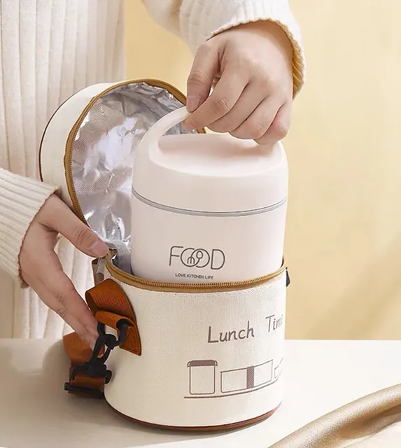 Contenitori Acciaio Inox 304 Per Pranzo - 3 Misure (660/1040/1590 Ml) A Prova Di Perdite - Foto 6