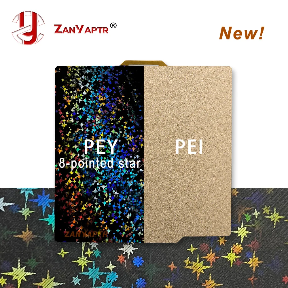 Per Bambu Lab P1P Build Plate X1 Textured Pei Spring Steel 257X257Mm Smooth Pey Peo Sheet Peo Plate Per Bambulab P1S X1C A1