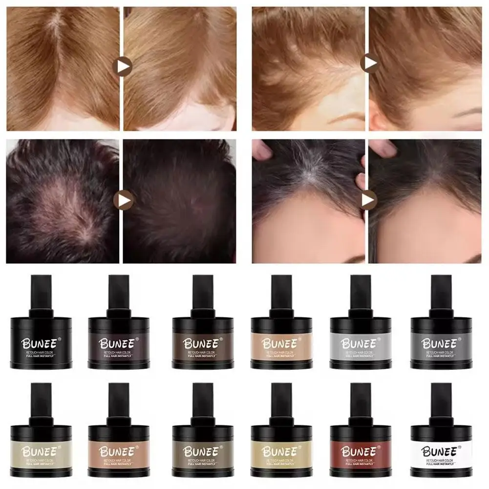 

11 Color Hairline Powder Hair Root Cover Up Water Proof Instant Modified Repair Hair Shadow Powder Makeup Hair Concealer