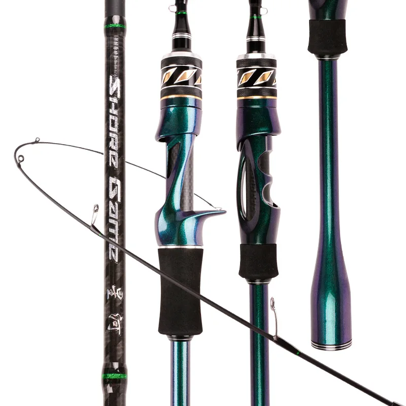 

Ultra Light Fishing Rod Carbon Fiber Spinning/casting Pole 1.5-1.8m Solid Top Bait WT 2-8g Line WT 2-6LB Fast Trout Fishing Rods