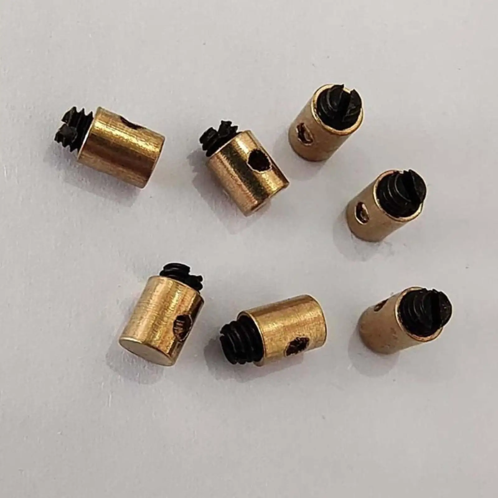 30x Solderless Throttle Cable Connectors High Performance Brake Cable Nipple Screws for Scooter Bike Motorcycle Mower Car