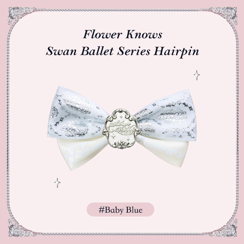 Flower Knows Zwanenballet Serie Haarclips 2 Soorten Haarclips Dames Schoonheid Haaraccessoires_voghion.com