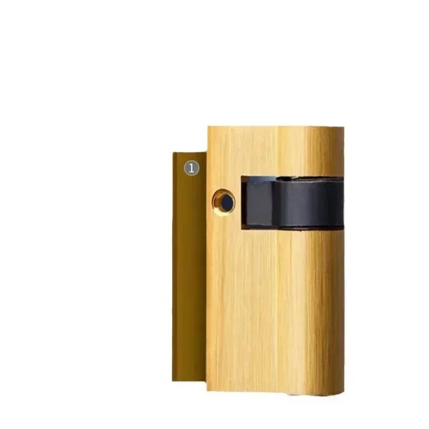 Smart Lock Core with Fingerprint/Password Deadbolt Cylinder for Fully Automatic Locks Compatible with Wangli Baodean & Panpan