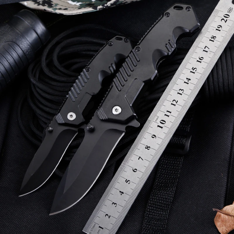 

Outdoor Portable Stainless Steel Folding Knife, Field Rescue, Survival, Self-defense Tactics, Small Knife, Fishing Boat Tools