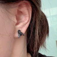 Creative Abstract Flies Earrings Funny Simulation Fly Insect Stud Earrings Party Jewelry Men Women Gifts - Image 5