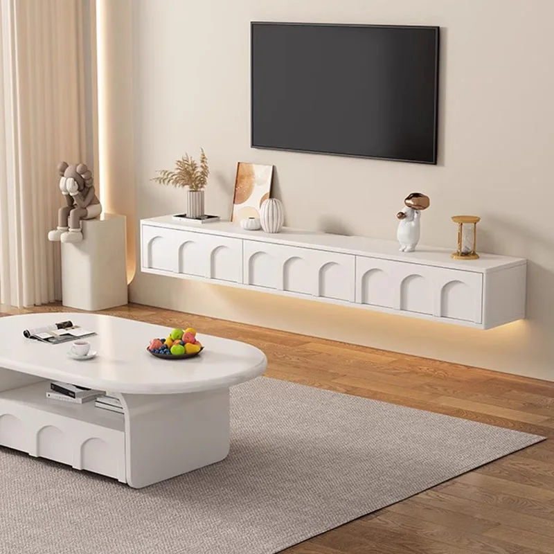 Mobile Mobile Mobile Porta Tv Mobile Parete Bianca Credenza Lowboard Tv Montaggio Su Tavolo Set Di Stoccaggio Mobile Para Casa Mobili Per Teatro