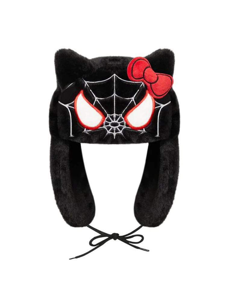 Winter Ushanka Hat for Women Black Fur winter hat,fur hat