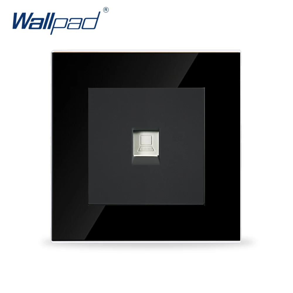 Enhanced Product Title: 
Premium CAT7 Dual Data Socket with Elegant Acrylic Glass Frame (White, Black, Gold)