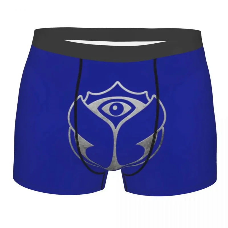 

Funny Metalic Tomorrowland Boxers Shorts Panties Male Underpants Breathable Electronic Dance Briefs Underwear