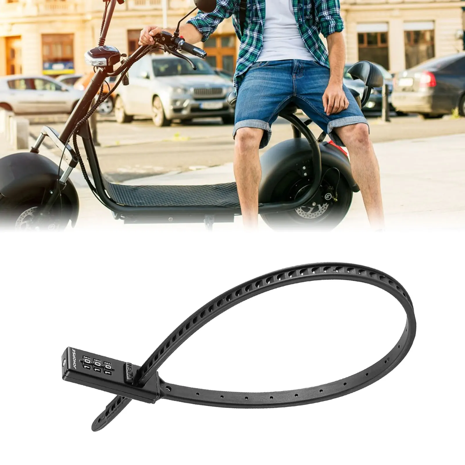 Lightweight Bike Cafe Stop Bike Lock Kids Bike Lock SCMEGA 3-Digit