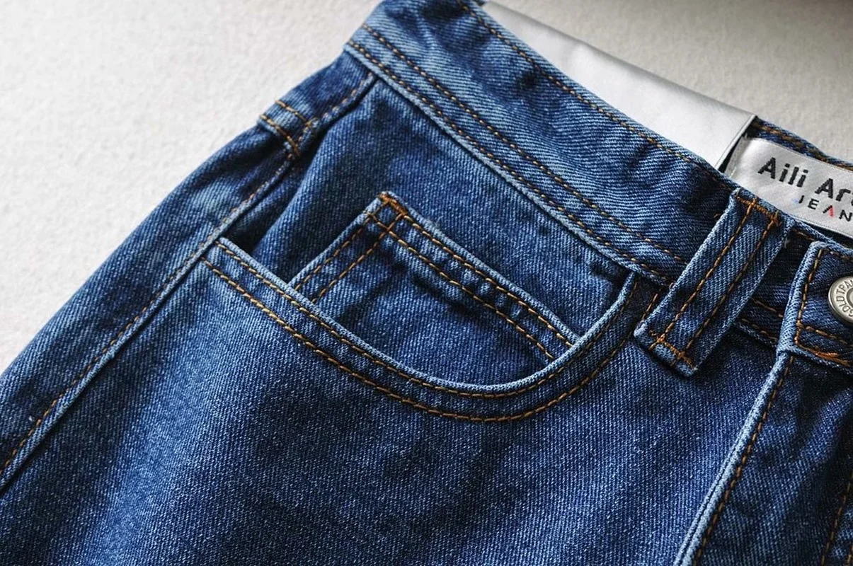 Women Vintage Cotton Pocket All-Match Bottoms Blue Short Jeans Harajuku Sexy High Waist Indie Streetwear Denim Woman Y2k Shorts