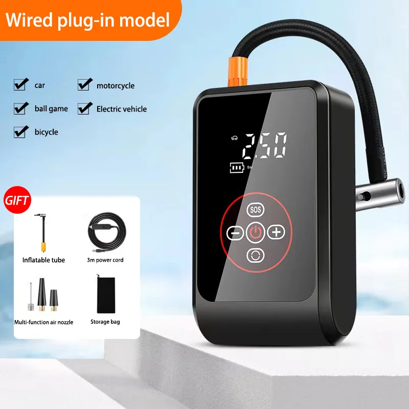 Xiaomi Portable Wireless Car Inflation Pump Quick Charging Intelligent Digital Tire Pressure Detection Air Compressor Pump For Cars