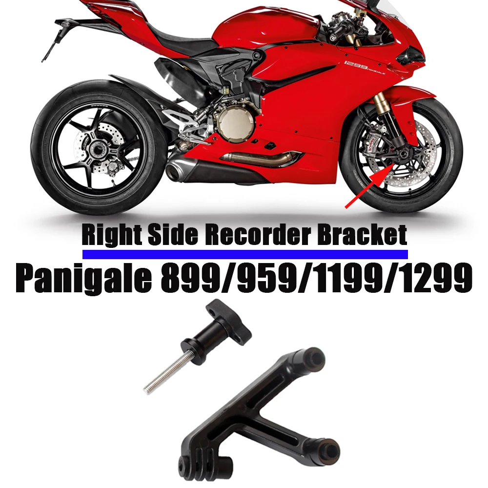 

Держатель для видеорегистратора Ducati Panigale 899/959/1199/1299 с правой стороны мотоцикла, держатель камеры PANIGALE 1299S