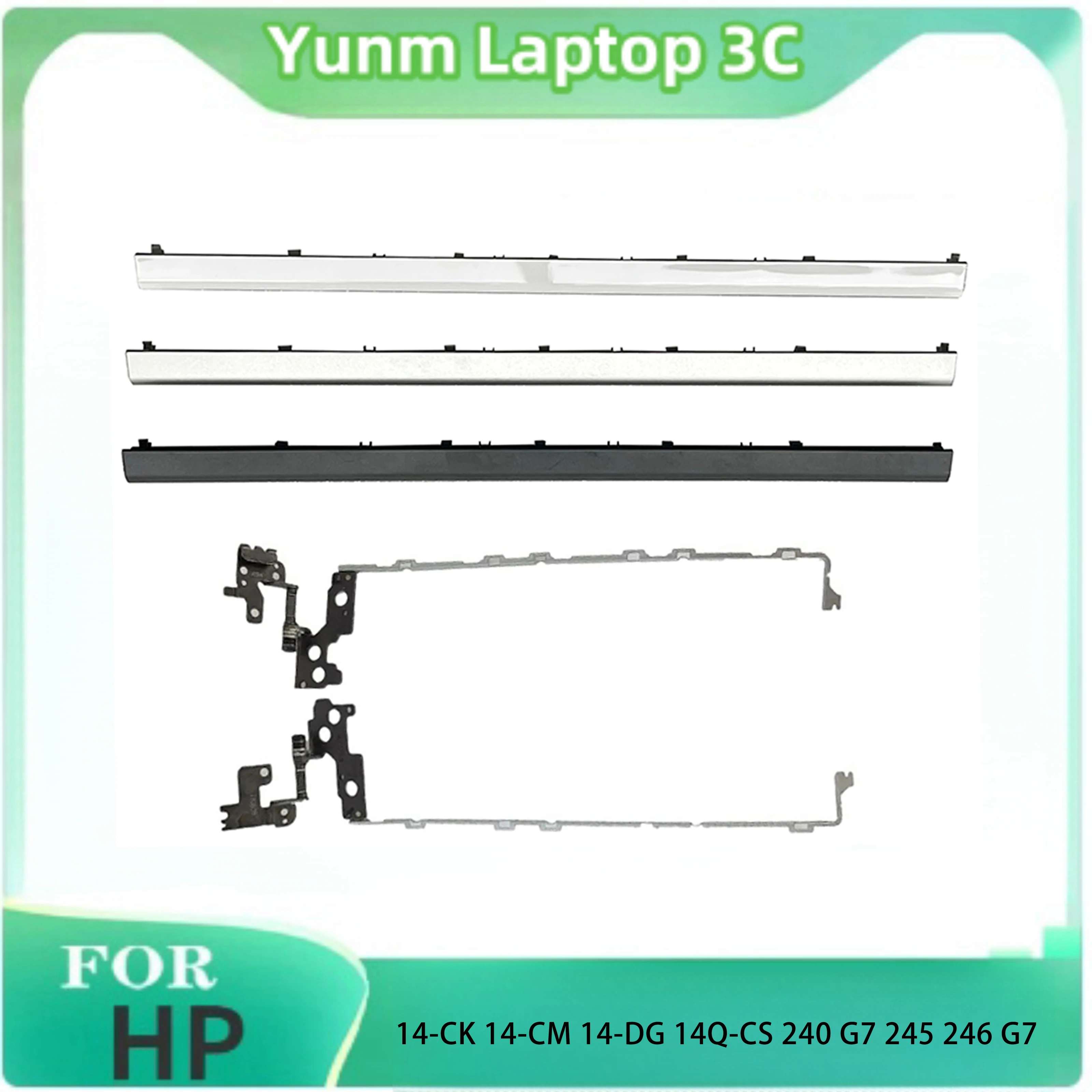 For HP 14-CM 14-CK 14-DG 14Q-CS 240 G7 245 246 G7 Laptop Hinges Cover L&R LCD Hinges Replacement Shaft Cover
