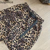 Summer Retro Large Size Leopard Printed Shorts Men's Handsome Loose Casual High Street Five-point Beach Pants Male Sportswear 6