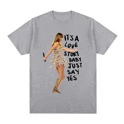 Vintage Concert Cotton T - Shirt - Summer Fashion - S (GRAY)